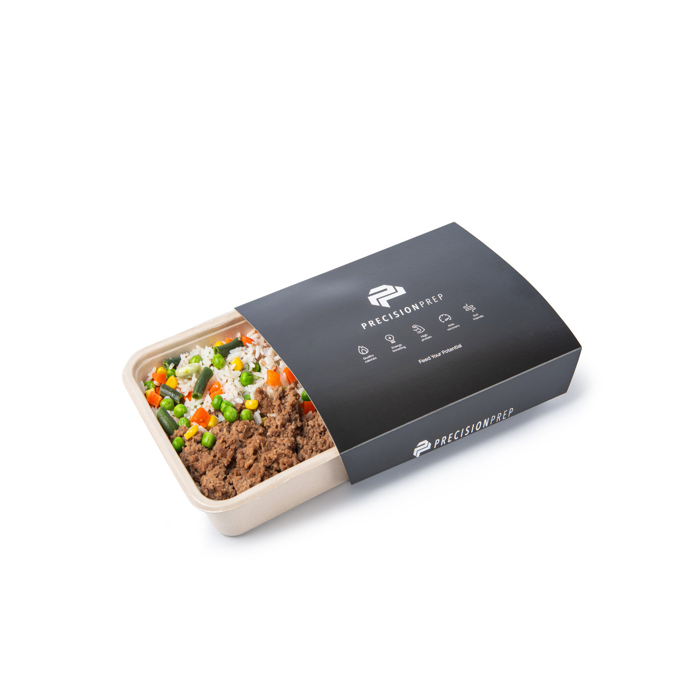 Beef, Mixed Veg & Rice