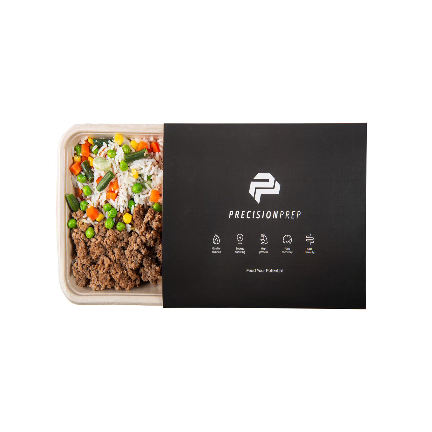 Beef, Mixed Veg & Rice