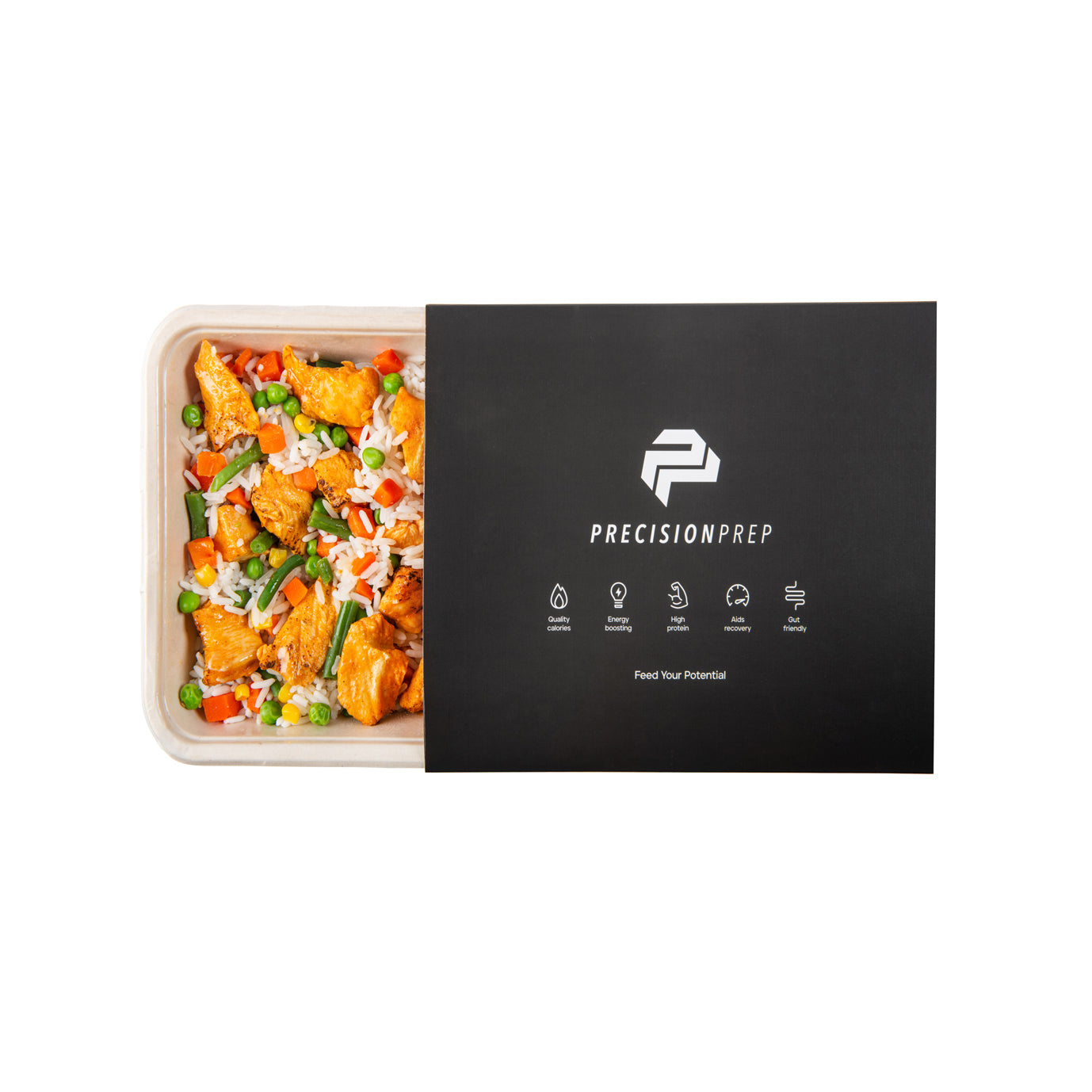 Chicken Tikka, Mixed Veg & Rice